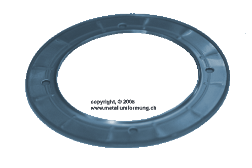 Metallumformung, Spannring, metal forming