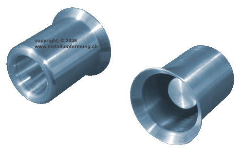 Metalldrücken, Messbecher, metal spinning