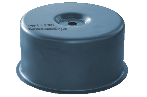 pressing, punching - drain, cover casing out of aerospace aluminium
